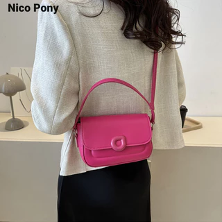 Túi vuông nhỏ nữ Nico Pony phong cách nước ngoài phong cách mới đeo tay thời trang đơn giản