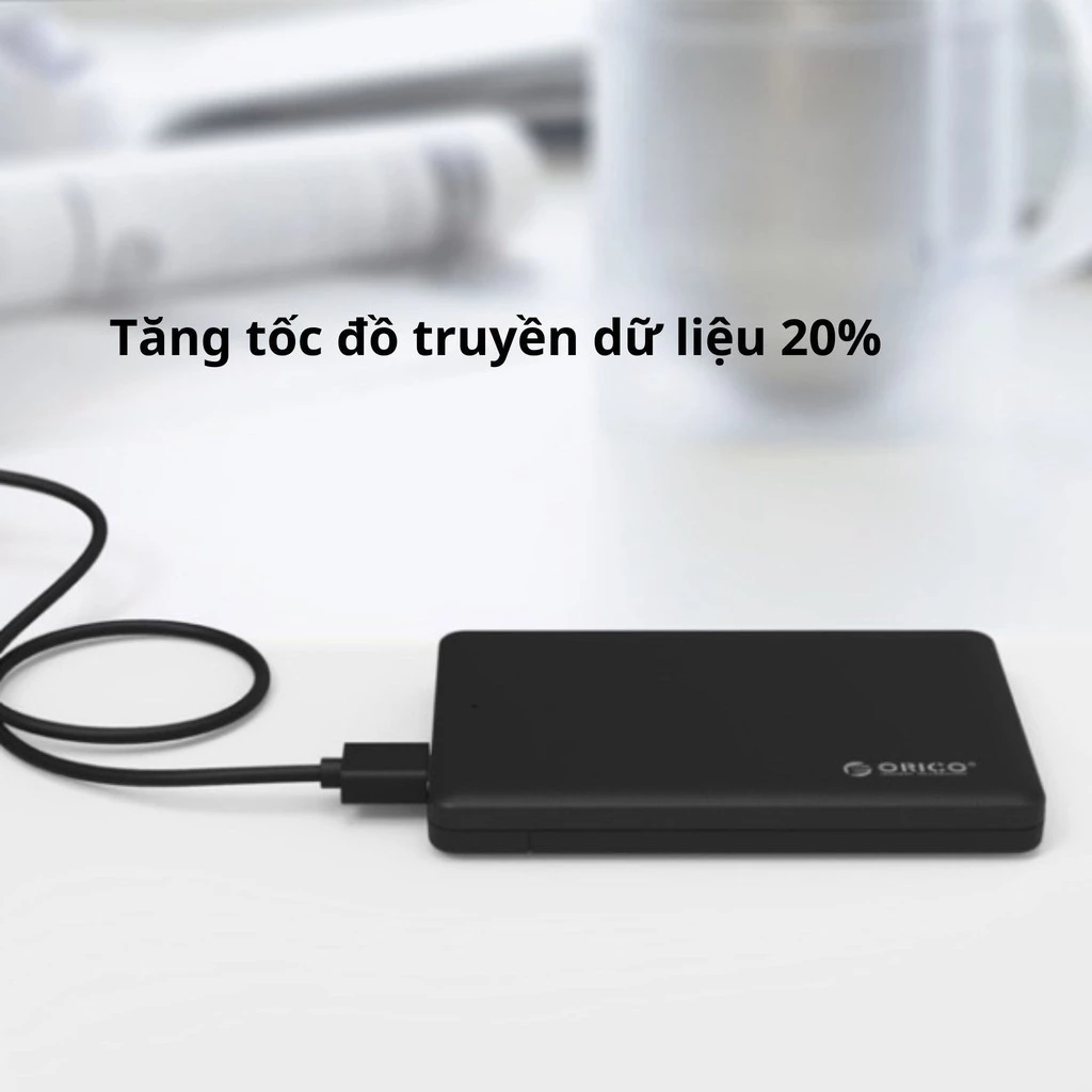 Box ổ cứng di động chính hãng Orico/ Gloway Kèm Ổ cứng Laptop chuẩn SATA 3.0 - Dùng cho SSD/HDD 2.5