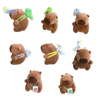 Trtop Capybara Sang Trọng Búp Bê Hoạt Hình Móc Khóa Mặt Dây Chuyền Búp Bê Nhồi Bông Mềm Ba Lô Mặt Dây Chuyền Túi Ô Tô Móc Khóa Trang Trí Kid Quà Tặng Móc Khóa VN