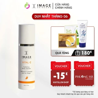 Sữa rửa mặt dưỡng ẩm và phục hồi da Image Skincare Vital C Hydrating Facial Cleanser 177ml