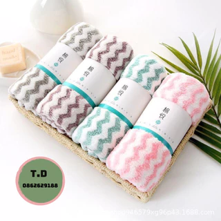 Khăn Mặt Cotton Khăn Mặt Lông Cừu Siêu Mềm