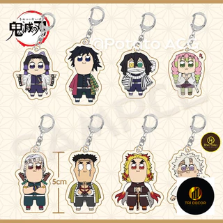 Móc khóa Demon Slayer Anime Keychain Women Tokitou Muichirou Kanroji Mitsuri POP TEAM EPIC Series Acrylic Key Chain-ĐH