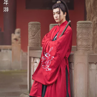 Twilight Travel Notes Hanfu Nam Hàng Ngày Han Elements Wei Jin Phong Cách Hanfu Nam Sinh Viên Hanfu Nam Quần Áo 5.9