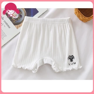 Quần An Toàn Bé Gái Mùa Hè Mỏng Phong Cách Mới Modal Quần Legging Chống chói Trung Lớn Trẻ Em Cotton Nguyên Chất Quần Short 036S