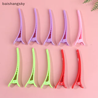 Baishangsky 10 Cái / bộ Chuyên Nghiệp Cơ Bản Kẹp Tóc Cắt Salon Tạo Kiểu Tóc baishangsky