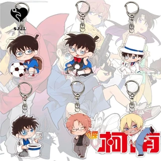 Sjjl Conan Móc Khóa Shinichi Acrylic Thu Nhỏ Scultures Anime Nhật Bản Máu Nóng Anime Móc Khóa