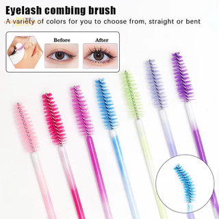 Goldens 20 Chiếc Bàn Chải Lông Mi Trang Điểm Dùng Một Lần Mascara Cây Đũa Phép Applicator Spoolers Mắt Mi Mỹ Phẩm Bàn Chải Lash Dụng Cụ Nối Dài VN