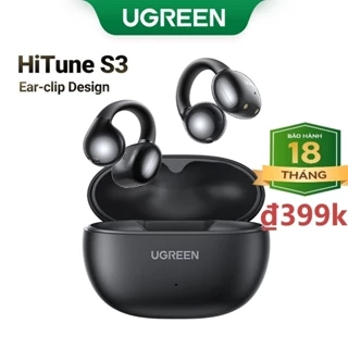 Tai Nghe Bluetooth 5.4 UGREEN S3 Thiết Kế Kẹp Tai, Âm Thanh Mở Tai, Tích Hợp Thoại HD & Khử Tiếng Ồn Khi Gọi, Dành Cho Thể Thao, Chống nước IPX5 và Thời gian phát lên đến 7,5 giờ