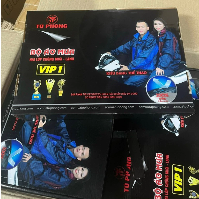 Anhduongsho0209 Bộ áo mưa 2 lớp vải chống thấm cao cấp bảo vệ tối ưu, áo mưa đi toàn thân để đi xe máy, xe đạp
