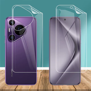 Phim Hydrogel Siêu Mỏng Cho Huawei Pura70 Pura 70 P70 Pro Plus Ultra 70Pro 70Ultra 70U Trong Suốt TPU Mềm Mặt Trước Mặt Sau Full Cover Phim Bảo Vệ Màn Hình