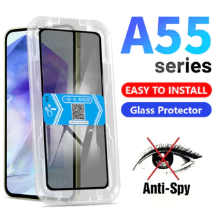 Kính cường lực tự dán full màn Chống Tia Sáng Xanh/HD/Chống Nhìn Trộm Cho Samsung Galaxy A55 A35 A24 A34 A54 A14 A53 A31 A51 S20FE