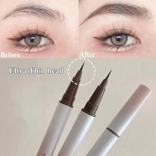 Ultra Thin Head Liquid Eyebrow Pencil Waterproof Easy To Color Matte Lasting Contouring Eyebrow Pen Makeup