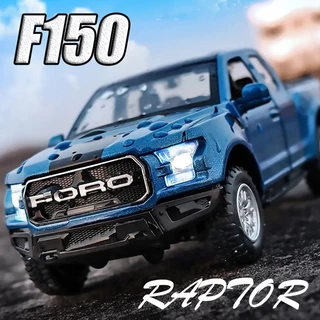 [Rum] Tỉ lệ 1: 32 Ford Raptor F150 Mô hình ô tô hợp kim Hiệu ứng ánh sáng & âm thanh Die Cast Đồ chơi mô hình ô tô cho bé trai Đồ chơi cho trẻ em Quà tặng cho xe bé trai Bộ sưu tập mô hình xe hơi