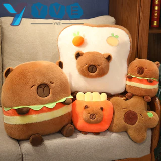 Gối YVE Capybara, Bánh mì mô phỏng Đồ chơi nhồi bông 18 / 36CM, Bánh mì nướng Kawaii Gối ngủ khoai tây chiên kiểu Pháp