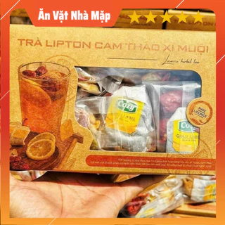 Trà LIPTON Thảo Mộc Cam Thảo Xí Muội Giải Nhiệt Thanh Mát Hộp ~ 10 set