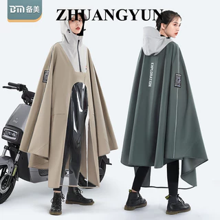 ZHUANGYUN áo mưa trong suốt áo mưa 2 đầu SYY2451MU8 22Z240527