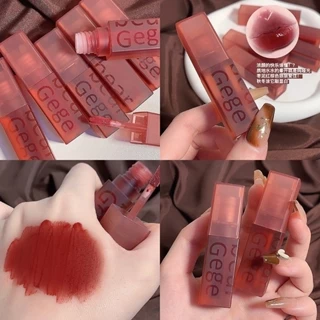 Son Bóng Matte Lip Tint Velvety Lip Mud Long Wearing Hydrating Hazy Tiết Lộ Trắng Chống Thấm Nước Xịt Môi Glaze