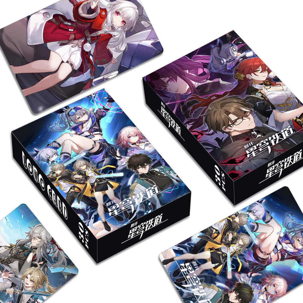 30Pcs/Box ✪ Anime - Honkai: Star Rail Series 01 Double Sided Lomo Cards ✪ 5.6cm*8.8cm Mini Postcard Fans Collections Photocards