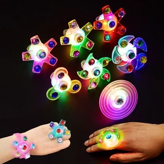 Pop Nhựa Phát Sáng Con Quay Sinh Nhật Ngày Lễ Quà Tặng Ngón Tay Spinner Đồ Chơi Vui Vẻ Giải Thưởng Trẻ Em