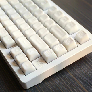 Đá Cẩm Thạch Trắng Keycap Tương Tự SA Profile PBT Double Shot Bàn Phím Cơ Keycap Tím Hồng Xanh Cá Nhân hóa Keycaps