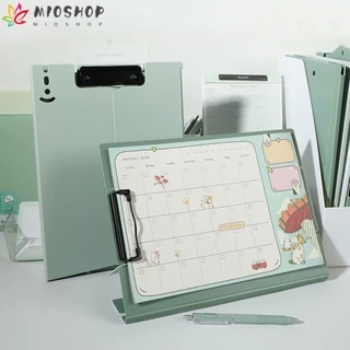 Mioshop Kẹp Plale Verhical, Thư mục tệp A4 Verhical đa chức năng, Pad viết đa chức năng dành cho học sinh