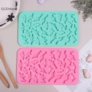 Gcdhome 30 Khoang Khủng Long Khuôn Silicon DIY Gummy Jelly Kẹo Sô Cô La Khuôn Đá Khối Khay Khuôn Fondant Bánh Decorag Dụng Cụ HOT