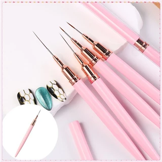 Monja Nail Art Kéo Dây Bàn Chải Móng Tay Siêu Mỏng Vẽ Tranh Trị Liệu Bằng Ánh Sáng Móng Tay Bút Chức Năng Làm Móng Tay Cho Cửa Hàng Nail TOGO