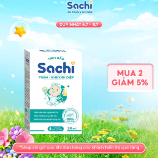 Tinh Dầu Tràm Khuynh Diệp Sachi Giúp Làm Ấm Cơ Thể, Đuổi Muỗi, Làm Dịu Các Vết Côn Trùng Cắn 30ml