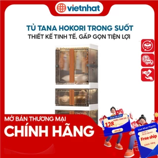 Tủ đựng đồ gấp gọn 3 tầng Tana Hokori T3886-3 Nhựa Việt Nhật Premium