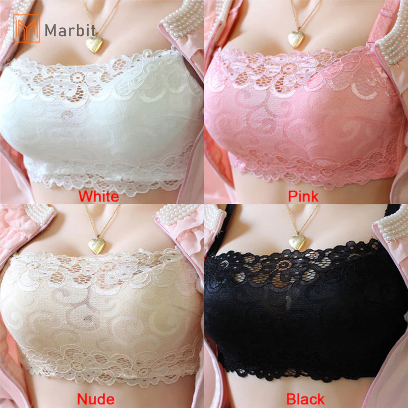Marbit Áo ngực Ba ngực Áo ngực Không dấu vết Áo chống ánh sáng Chữ thập Hàn dày Phần mới