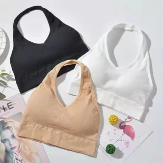 Phong Cách Mới Nhỏ Ngực Tập Hợp Dây Camisole Dây Cổ Đẹp Lưng Áo Ngực Ống Top