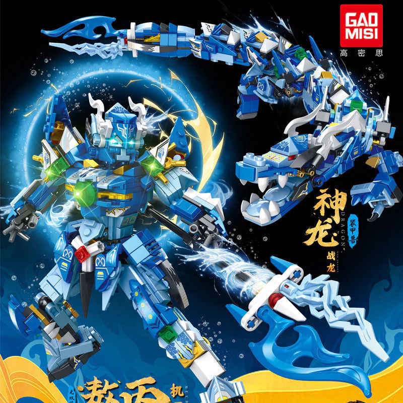 Tương thích với Lego Khối Xây Dựng Vua Vinh Quang Hành Trình Đến Tây Rồng Vua Ao Bing Mecha Lắp Ráp Đồ Chơi Mô Hình Giáo Dục Trẻ Em Quà Tặng