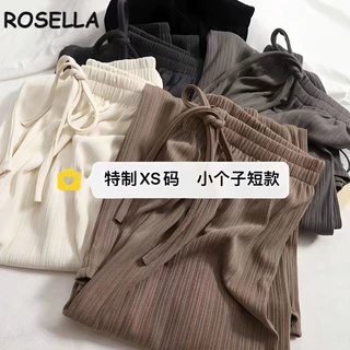 Rosella quần ống rộng Quần Túi Hộp cổ xưa Fashion chic Thông thường WFK2440IOX 15Z240413