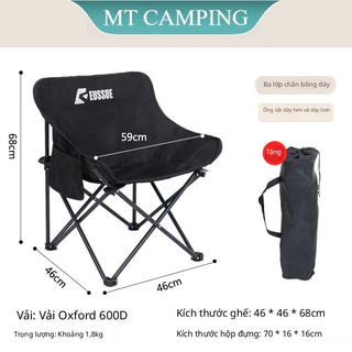 Ghế Gấp Gọn, Ghế Camping Câu Cá Dã Ngoại Dễ Mang Đi Du Lịch, Cắm Trại Ngoài Trời Thương hiệu cao cấp bền đẹp