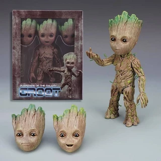 Marvel Guardians Of The Galaxy 26cm Groot Young Tree Human Baby 1: 1 Hands On Đồ Chơi Mô Hình Hộp Mới Quà Tặng Chung Nhân Vật Hành Động