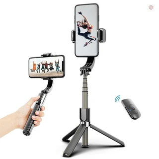 Bộ ổn định Gimbal điện thoại 3 trong 1 Chân máy Selfie 86cm 5 phần có kẹp điện thoại màn trập từ xa Xoay thông minh Tương thích với điện thoại thông minh iPhone Samsung HUAWEI