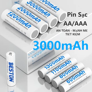 Pin Sạc BESTON AA/AAA Dung Lượng Cao 3000Mah Dùng Cho Các Thiết Bị Điện Tử Micro Đa Năng