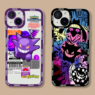 Ốp Điện Thoại Anime Pokemon Gengar Cho Xiaomi Redmi Note 13 12 11 Pro Plus 5G Turbo 11S 12S 10 10S 9S 9 Pro 8 Redmi 12 13C 9A 10C 12C Màu Tím Gengar Silicon Mềm Trong Suốt