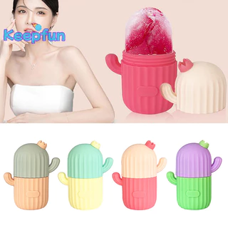 [Keepfun] Khay đựng đá viên silicon xương rồng Beauty Lifg Ice Ball Máy mát xa mặt Đường viền Con lăn mắt Điều trị da mặt Giảm mụn [Mới]