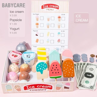 Babycare Playset Kem giả vờ bằng gỗ Sắp xếp trò chơi chồng Tương tác Đồ Cửa hàng Play