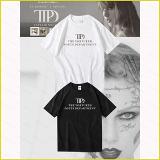 Snow Taylor Swift TTPD The Tortured Poets Department Cosplay vải 3D mùa hè Áo thun Anime tay ngắn hàng đầu