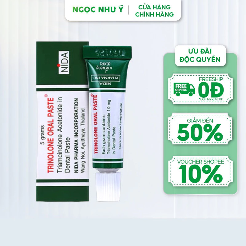 Kem Bôi Nhiệt Miệng Trinolone Oral Paste 5gram Thái Lan