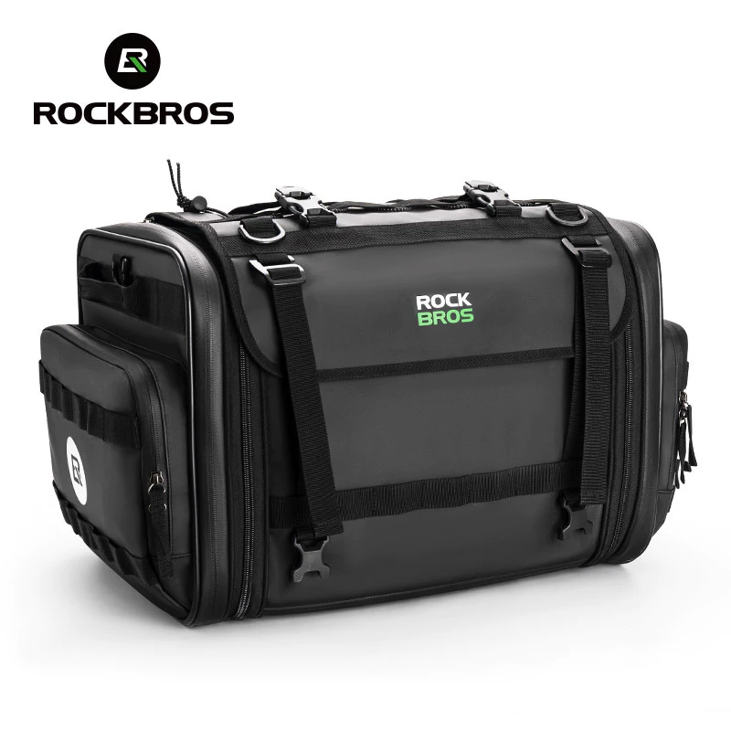 Rockbros Ghế Sau Túi Động Cơ Đa Năng Di Động Dung Tích Lớn Túi Đi Xe Ổn Định Túi Bảo Quản Tiện Lợi Thiết Bị Xe Máy