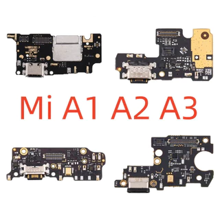 Dành Cho Xiaomi Mi A1 A2 Lite A3 5X 6X CC9E Đầu Nối Sạc Nguồn USB Cắm Dock Cổng Mic Flex Cáp Ban Cho Redmi 6 Pro