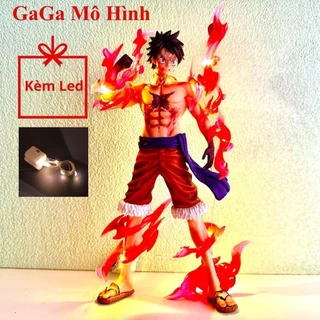 Mô hình Onepiece Luffy hoa anh đào 24cm trạng thái chiến đấu siêu ngầu - GaGaMoHinh(Kèm 1 Dây Led)