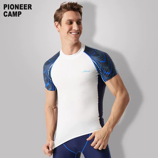 Pioneer CAMP Nam Plus Size Đồ Bơi Tay Ngắn Chia Wetsuit Chặt Nhanh Khô Lướt Bộ Đồ