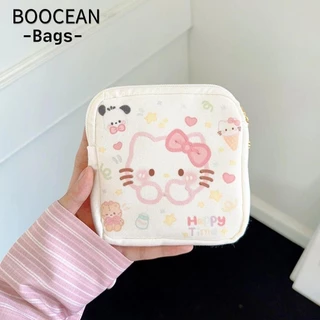 Túi đựng khăn ăn vệ sinh, Túi vuông dung tích lớn Kawaii, Ví đựng tiền xu Mini hoạt hình đa chức năng di động