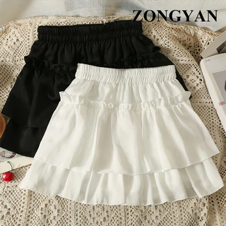 ZONGYAN Chân váy chân váy chữ  Korean Phong cách Đơn giản Fashion WSQ2450KAE 20Z240512