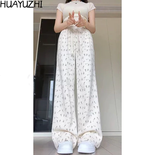 HUAYUZHI quần ống rộng Quần Túi Hộp Durable cozy cổ xưa fashionable WFK2450JHH 20Z240512