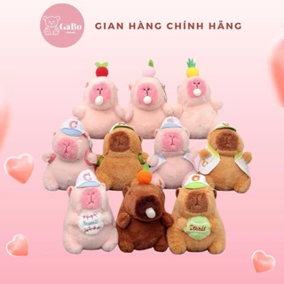 Móc Khoá Capybara rút mũi, chuột thổi bóng, chuột lang balo rùa. GABO TEDDY BEAR